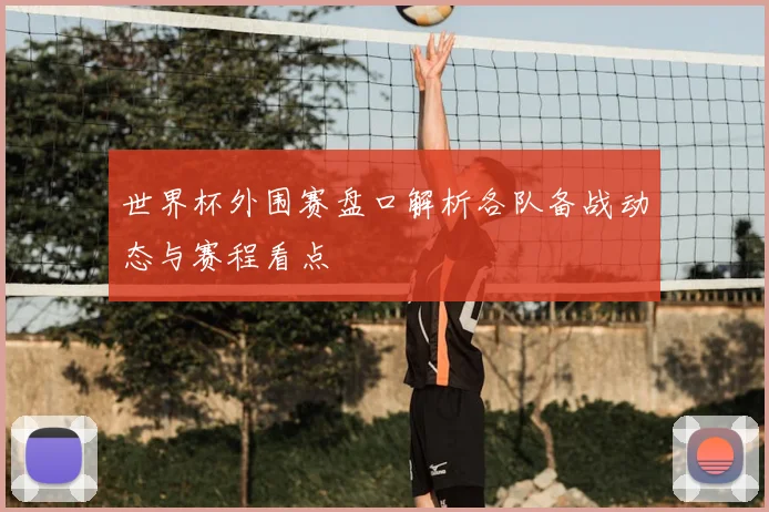世界杯外围赛盘口解析各队备战动态与赛程看点
